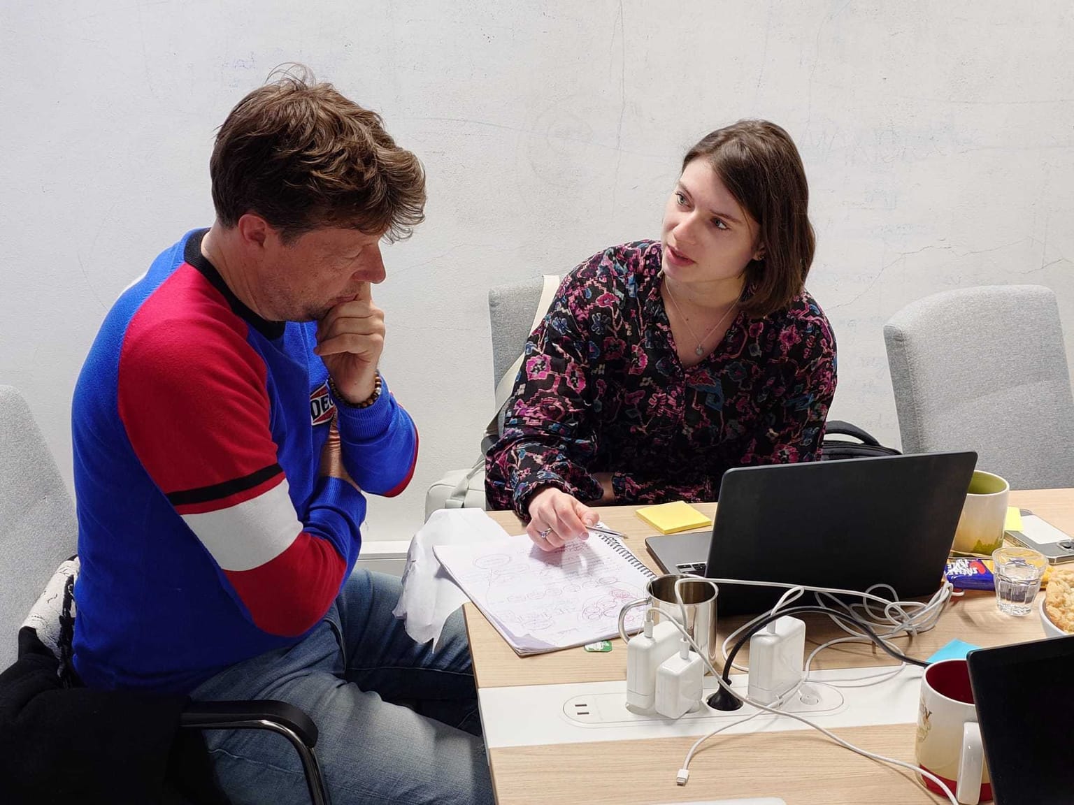 Jan tijdens de OPEN opleiding